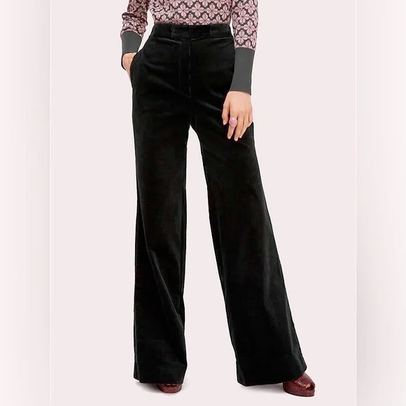 kate spade Pants - Kate Spade Modern Cord‎ Flare Pant Deep Spruce Green 6